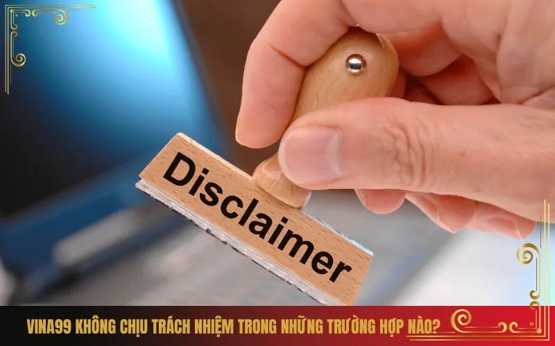 Vina99 Không Chịu Trách Nhiệm Trong Những Trường Hợp Nào